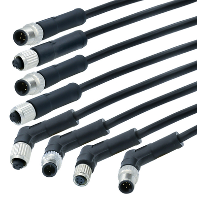 ποιότητας  IP68 Waterproof Cable Connector Male To Female M5 M8 M12 M16 Molding Cable εργοστάσιο