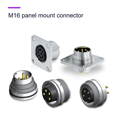 Τα M5 M16 M8 M12 στεγανοποιούν το συνδετήρα 4 καλωδίων κυκλικός ηλεκτρικός καλωδίων καρφιτσών για αυτοκίνητο