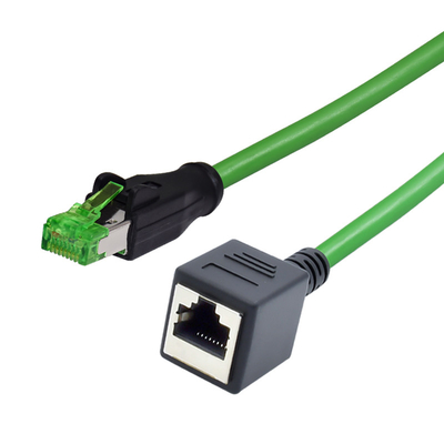 M12 σε Rj45 στεγανοποιήστε τους συνδετήρες καλωδίων επικοινωνία δικτύων Ethernet 4/8 πυρήνας