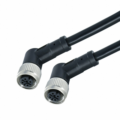 Προστασία υπεριωδών ακτίνων M12 Υποδοχές καλωδίων Overmolded Cable A Κωδικοποιημένο 3 Pin Αρσενικό Θηλυκό Ip68