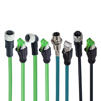 4Α Κατηγορία M12 έως RJ45 Συνδετήρας IP67 Αδιάβροχο αρσενικό θηλυκό