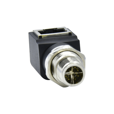 Καλώδιο βύσματος RJ45 M12 X Code IP67 IP68 Αδιάβροχο Βιομηχανικό Ethernet