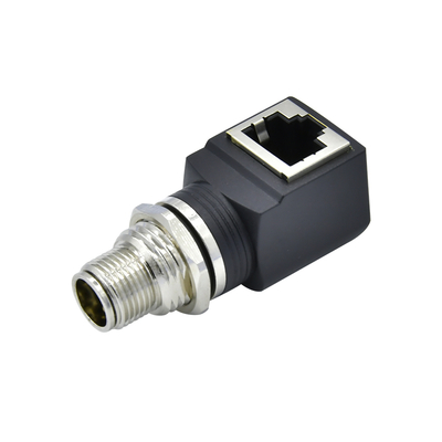 Καλώδιο βύσματος RJ45 M12 X Code IP67 IP68 Αδιάβροχο Βιομηχανικό Ethernet
