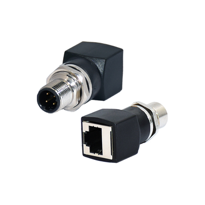 M12 X-Coded Female RJ45 Connector IP67 IP68 Αδιάβροχο