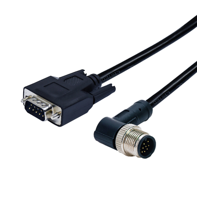 M12 έως DB9 Αδιάβροχο καλώδιο σύνδεσης IP67 IP68 250V 4A