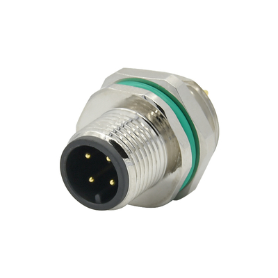 Rigoal M12 8-Pin IP67 Αδιάβροχος σύνδεσμος αρσενικός θηλυκός πίνακας τοποθέτηση