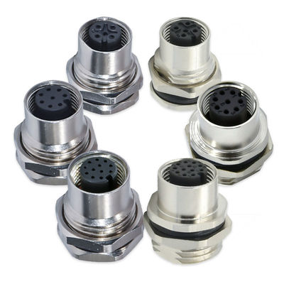 M12 Αδιάβροχος σύνδεσμος 3-17 πιν αρσενικό θηλυκό IP67 IP68 DIN