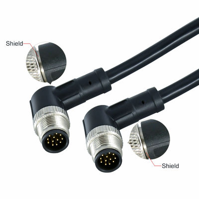 M12 Αδιάβροχος Σύνδεσμος 3-17 Pin IP67 IP68 Πρότυπο DIN