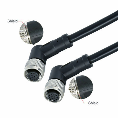 M12 Αδιάβροχος Σύνδεσμος 3-17 Pin IP67 IP68 Πρότυπο DIN