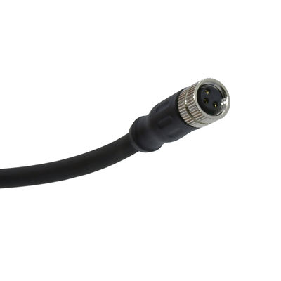 M8 Waterproof Connector with PVC/PUR Cable Vibration Resistance and Shield/Unshield Versions for Industrial Use