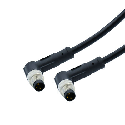 M8 Αδιάβροχος σύνδεσμος IP67/IP68 3-8 Pin 30-60V για εφαρμογές αυτοκινήτων και αισθητήρων