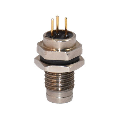 Συνδετήρας τύπου PCB γωνιακός M8 4PIN 5PIN 8PIN, Συνδετήρας στήριξης σε πάνελ 90 μοιρών