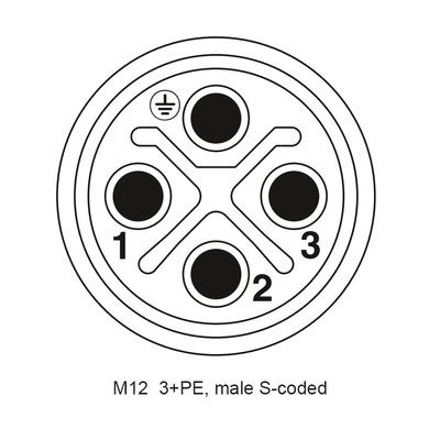 4P κυκλικά Multipole M12 στεγανοποιούν συνδετήρων ηλεκτρικό συνδετήρα μετάλλων τύπων κλειδαριών PCB το γρήγορο