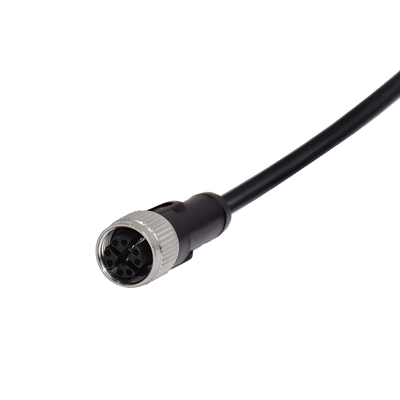CAT6 τα καλώδια M12 στεγανοποιούν το συνδετήρα IP67 Χ καρφίτσα 8 250V κωδικοποίησης